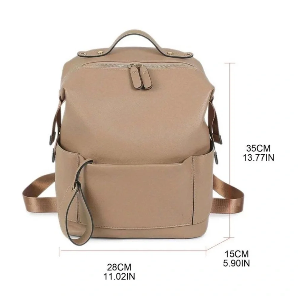 vegan leather Diaper Bag